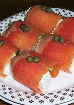豆腐とスモークサーモンのアペタイザー-レシピのメイン写真