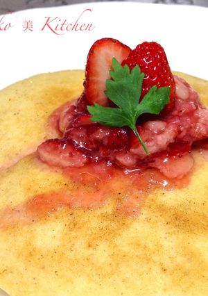 さっくりもっちり米粉のパンケーキ-レシピのメイン写真