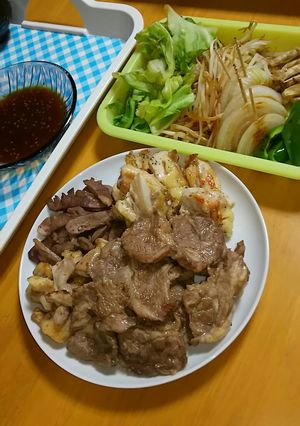 フライパンで家焼肉(涙)切なさを消せない-レシピのメイン写真
