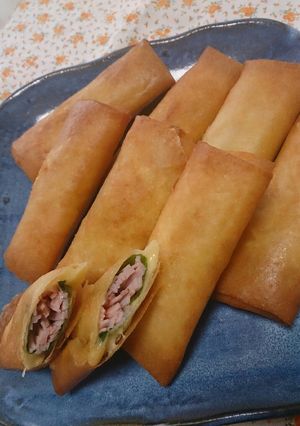 ハムとチーズと大葉の春巻き-レシピのメイン写真