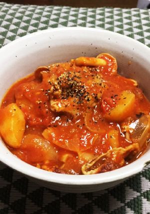 鶏肉のトマト煮-レシピのメイン写真