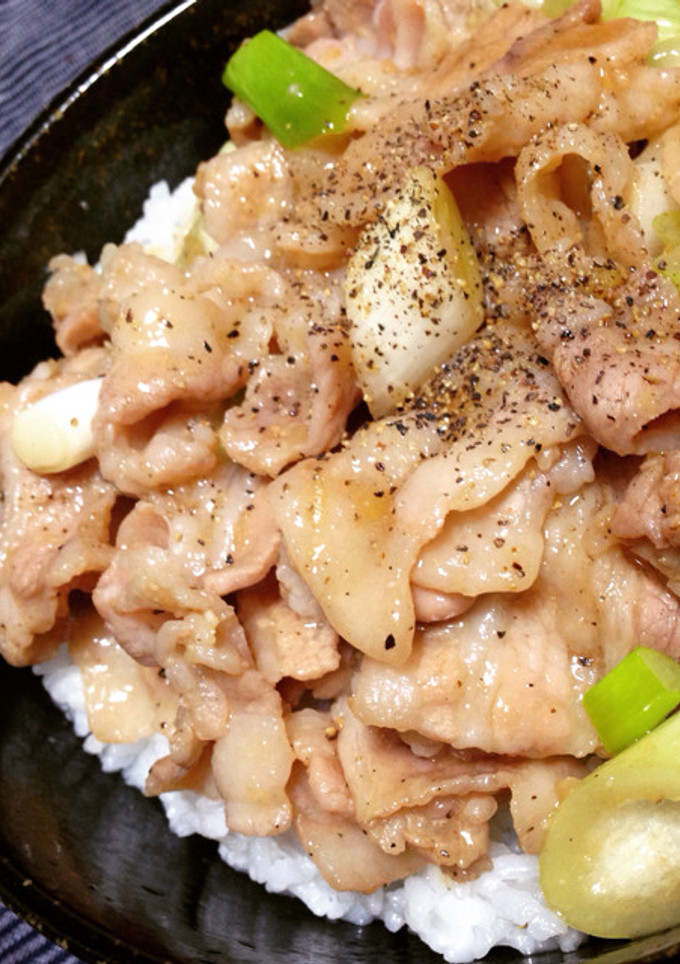 すたみなネギ塩豚丼(簡単)-レシピのメイン写真