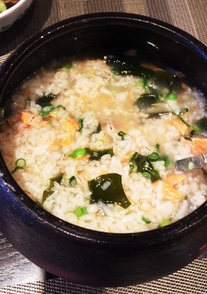 わさびで食べる☆鮭のお粥-レシピのメイン写真