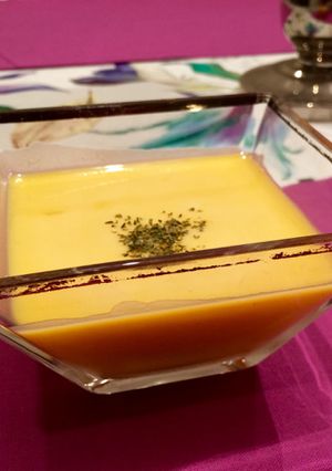 かぼちゃの冷製スープとジュレの二層仕立て-レシピのメイン写真