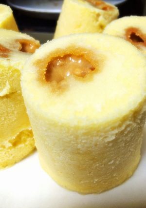 キャラメルレンジ蒸しパン-レシピのメイン写真