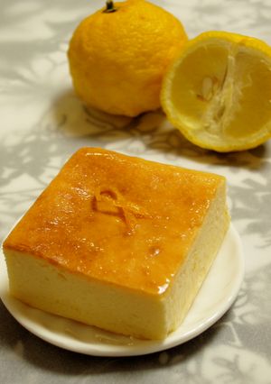 ゆずのベイクドチーズケーキ-レシピのメイン写真