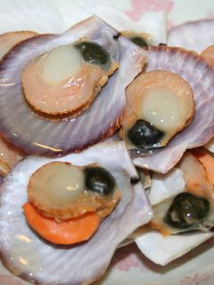 レンジでホタテの稚貝の酒蒸し-レシピのメイン写真