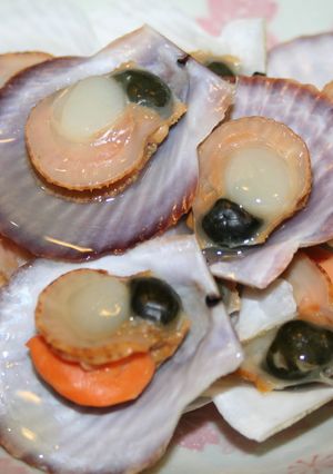 レンジでホタテの稚貝の酒蒸し-レシピのメイン写真