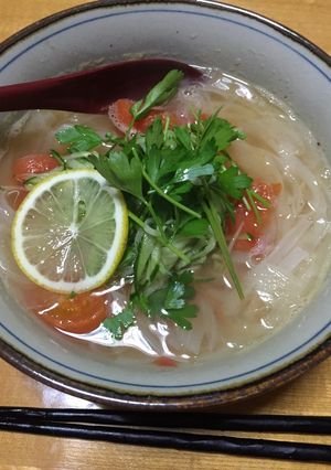 トマトのフォー(グルテンフリー)-レシピのメイン写真