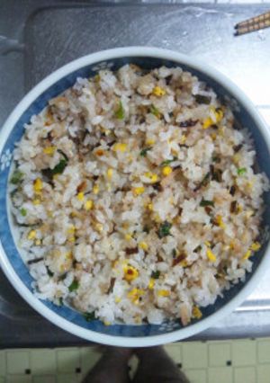 １１月１５日晩飯【和風炒飯】-レシピのメイン写真