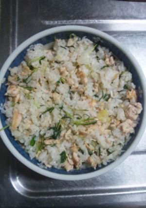 １１月１９日晩飯【マグロのさっぱり炒飯】-レシピのメイン写真