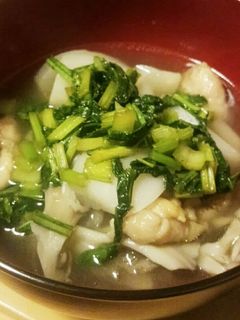 蕪と鶏肉のやわらかスープ-レシピのメイン写真