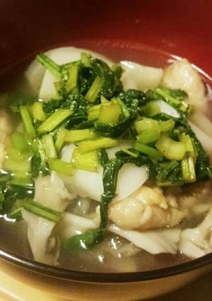 蕪と鶏肉のやわらかスープ-レシピのメイン写真
