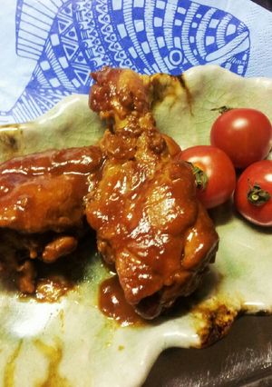 レトルト味噌汁で！どて焼き風 手羽煮-レシピのメイン写真