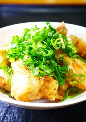鶏むね肉でも柔らかい！ネギのせ☆塩唐揚げ-レシピのメイン写真
