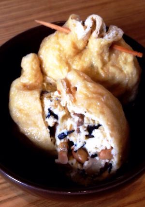 ひじき煮と豆腐の巾着-レシピのメイン写真
