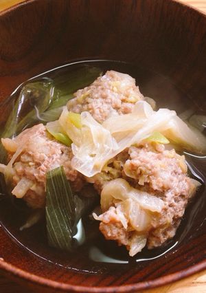 白菜入り肉団子汁-レシピのメイン写真