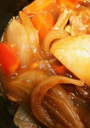 ダッチオーブンで我が家のカレー-レシピのメイン写真