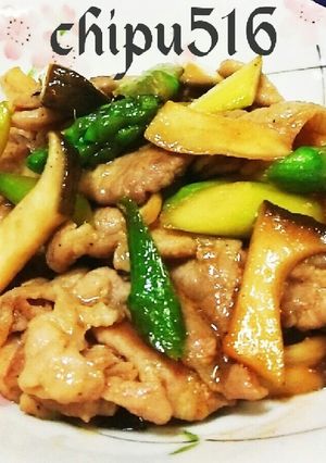 簡単 アスパラと豚小間のオイスター炒め-レシピのメイン写真