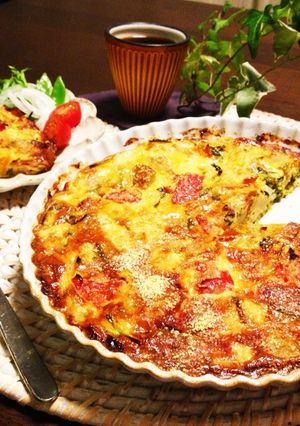 筍と菜の花の 春キッシュ♪-レシピのメイン写真