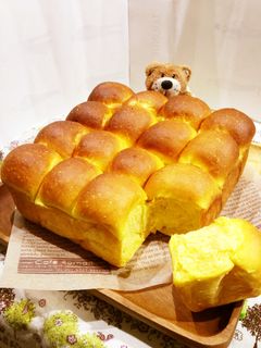 HBふわふわかぼちゃ入りちぎりパン♪-レシピのメイン写真