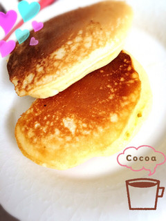 HMでかんたんパンケーキ★-レシピのメイン写真