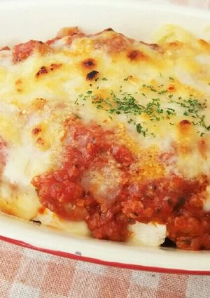 ＊豆腐とマカロニのトマトソースグラタン＊-レシピのメイン写真