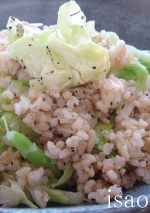 キャベツとネギだけのチャーハン-レシピのメイン写真