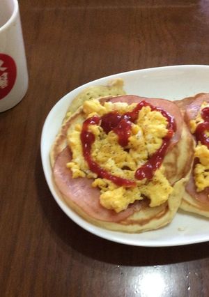 朝食に♡ホットケーキアレンジ-レシピのメイン写真