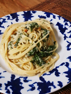 生青海苔とウニの豆乳クリームパスタ-レシピのメイン写真