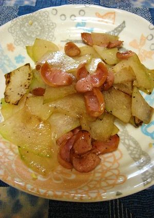冬瓜の炒め物-レシピのメイン写真