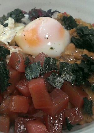 ランチにお手軽バクダン丼-レシピのメイン写真