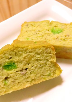 バナナとアボカドのヘルシーおからケーキ-レシピのメイン写真