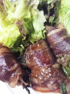 新玉ねぎとアスパラの牛肉巻き◆すき焼き味-レシピのメイン写真