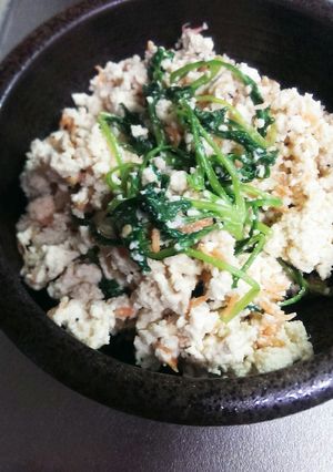 大根の間引き菜と桜えびのゴマ白あえ◆簡単-レシピのメイン写真