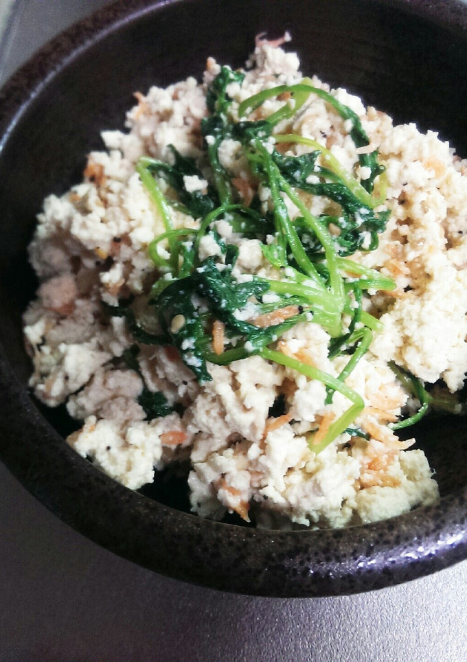 大根の間引き菜と桜えびのゴマ白あえ◆簡単-レシピのメイン写真
