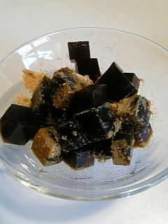 黒豆の煮汁で寒天デザート-レシピのメイン写真