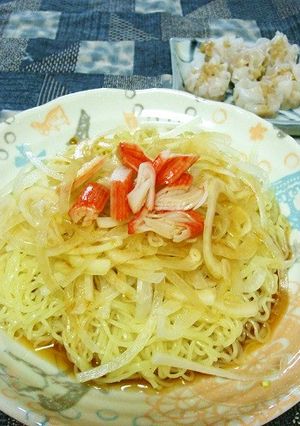 何もない時のさっぱり冷やし中華-レシピのメイン写真