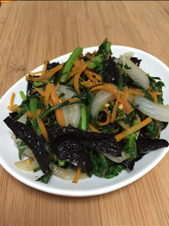 アラメと春野菜の炒め物-レシピのメイン写真