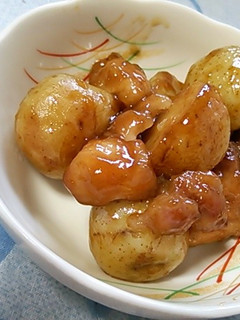 新じゃがと鶏肉の甘辛照り煮-レシピのメイン写真