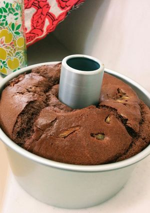 ゴボウココアのシフォンケーキ-レシピのメイン写真
