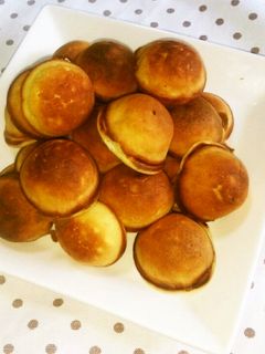 たこ焼き器deチーズ カステラ-レシピのメイン写真