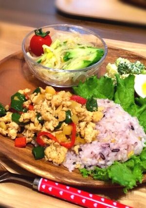 ガパオライス風♡じゃがいもナンプラー炒め-レシピのメイン写真
