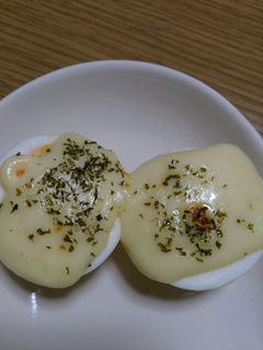 ゆで卵のチーズ焼き♪-レシピのメイン写真
