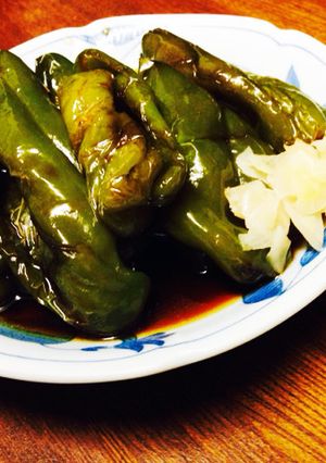 超簡単！常備野菜にピーマンの麺つゆ煮-レシピのメイン写真