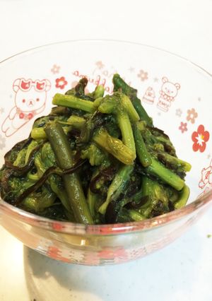簡単わらびの塩昆布あえ-レシピのメイン写真