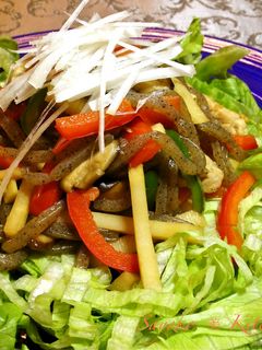 レタスの五目あんかけ〜青椒肉絲風-レシピのメイン写真