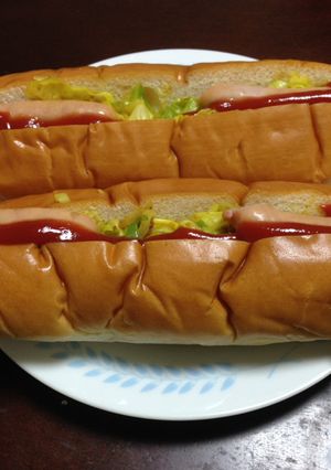 キャベツとソーセージのホットドッグ-レシピのメイン写真