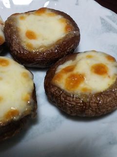 しいたけのマヨチー焼き-レシピのメイン写真