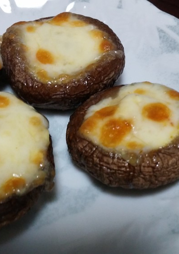しいたけのマヨチー焼き-レシピのメイン写真